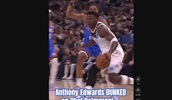 Anthony Edwards: The NBA’s Most Explosive Dunker