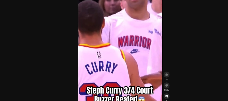 Steph Curry Drains a Half-Court Buzzer-Beater: A Shot for the Ages