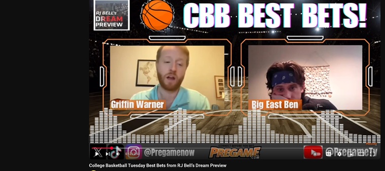 College Basketball Tuesday Best Bets from RJ Bell’s Dream Preview!