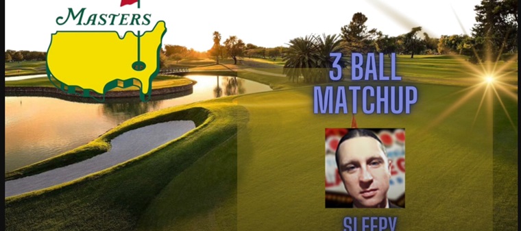 Sleepy J's 3-Ball Masters Pick - First Round Leader - miss cut predictions 2025