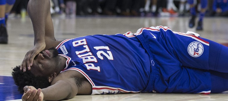 OUCH - Joel Embiid Torn Meniscus