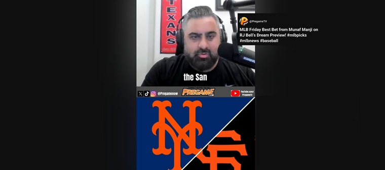 MLB Friday Best Bet: Munaf Manji’s In-Depth Analysis on the New York Mets vs. San Francisco Giants
