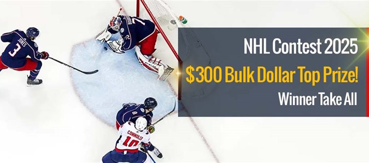 Pregame.com Launches Exciting NHL Playoffs 2025 Contest with $300 Bulk Dollar Prize